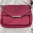 Nwt Coach Taylor Mini Flap Crossbody-red Berry Color-dust Bag Included