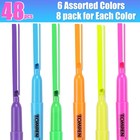 Highlighters Bulk 48 Pack   6 Assorted Colors No Bleed Chisel Tip High Lighter    