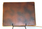 Vintage Brown Photo Album  Unused Black Paper 9 Pages Empty Scrapbook 3 Ring 