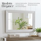 Westminster D  cor - 24  X 36  Modern But Classic Wood Rectangle Mirror - Ea
