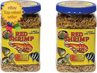  2 Pack  Large Sun-dried Red Shrimp 10oz Each Easy To Use And Handle