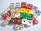 Vintage Dice Lot Of 15 Pair Game Mixed 30 Pcs Bundle Game