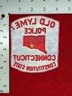 Vtg  old Lyme Police Connecticut  Shoulder Patch  New unused