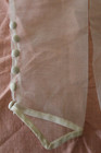 Vintage Hansen Sheer Wedding Gloves   Mesh Dress Sleeves Size 6