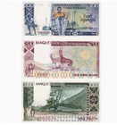 Mauritania Set 3 Unc 100 200 1000 Ouguiya 1975 1977 P 3a 3b 3c Banknotes Unc New