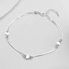 Women Heart Anklet 925 Sterling Silver Lover Barefoot Fashion Foot Chain Jewelry