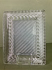 Vintage Mikasa Crystal Art Deco 3x4    Picture 5x6  Frame Clear Ribbed Glass