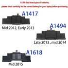 A1494 Battery For Apple Macbook Pro 15  Retina A1398 Late 2013 Mid 2014 Us New