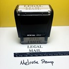 Legal Mail Rubber Stamp Black Ink Self Inking Ideal 4912