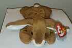 Ty Beanie Baby - Ears The Brown Bunny Rabbit  8 5 Inch  Mwmts Stuffed Animal Toy