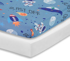 2 Pack Boys Crib Sheet Microfiber Fits Standard Crib 28 In X 52 In Space White
