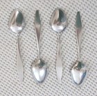 Reed   Barton Sterling  Diamond Pattern  Soup Spoon 6 7 8  - Four  4  Available