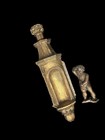 Antique Carved Wood Gild Architectural Element Manneken Pis 20    Peeing Boy Read