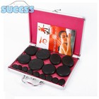 16 20 28pcs Hot Spa Rock Basalt Stone Stones Massage Warmer Kit   Heating Box Us