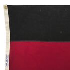 Vintage Sewn Wool Flag Germany Large Cloth Nautical German Textile Art