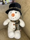 Bbbot    snowflake    Snowman Russ Berrie Plush Vintage Blue 4832  Super Soft