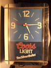 Vintage Coors Wall Clock Beer Sign Elec  Bar Decor Breweriana - Read Desciption
