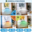 23200 Btu Window Air Conditioner Cool heater With  Wifi   Voice Control 4 Modes