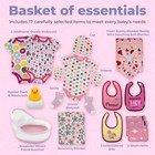Bassinet New Baby Girl Gift Set   Unique Newborn Gift Basket Hamper