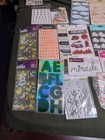 Huge Lot Over 100 New Sealed  Scrapbook Stickers Embellishments Premiums Lot A3