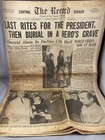 Oswald Killed Bergen Record New Jersey Newspaper Jfk November 25 1963 - Complete