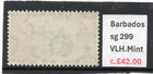 Barbados Qe2 1953-61 60c Sg 299 Vlh mint
