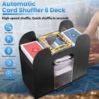 Automatic Card Shuffler 1-6 Decks Usb Plug In Playing Cards Shuffling Machine