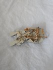 Liztech Vintage Brooch    soul Sisters    2016 Retired Friendship Hand Made