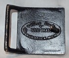 Valleau Studios Saugatuck Michigan Brass Grapes Belt Buckle Vintage 70s Boho   