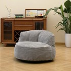 N v Large Crescent Bean Bag Chair  Adult Size Bean Bag Sack Foam Filling bedroom