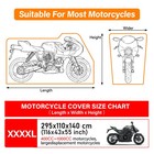4xl Motorcycle Cover Waterproof Sun Uv Rain Dust Outdoor Bike Scooter Protector