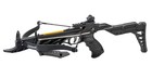 80 Lbs 225 Fps Adjustable Pistol Tactical Self Cocking Crossbow Green   Black