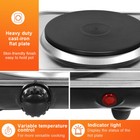 Electric Stove Burner 6  1000w Portable Stainless Steel Cast Iron Hot Plate
