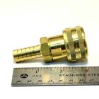 Foster 4 Series Brass Quick Couplers 3 8 Body 1 2 Hose Barb Air Water Fittings