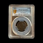 1805 Draped Bust Half Cent 1 2c No Stems - Pcgs Enviro Damage Good Detail - 0342