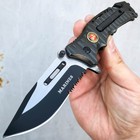 8 25  Military Usmc Marines Assisted Folding Rescue Pocket Knife Multi Tool New