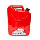 Midwest Can 5810 Portable Metal Red Jerry Gas Can With Spout Assembly 5 Gal 