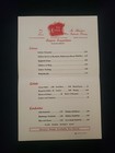 The Cove Original Vintage 1950s Restaurant Menu Los Angeles California 
