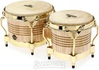 Latin Percussion Matador Siam Oak Bongos - Natural With Gold Tone