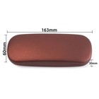 New Clam Shell Hard Eyeglasses Pu Glasses Case Black W microfiber Cleaning Cloth