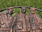 Large Vietnam War Soldier Memorial Cast Iron Military Plaque 17 3 4     d4 