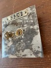 Antique Vintage 4lb  Steel Diebold Yale Safe Deposit Box Lock With Key