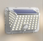 Outdoor Solar Wall Light Led Pir Motion Sensor Bright Flood Street Lamp 3 Modes
