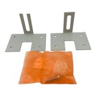 1 Set Hon Verse Wall Bracket Light Gray Bsxpwb1gy For Partition   Panel System