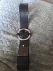 Michael Kors Wide Black Leather Belt Size S  Round Buckle