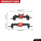 Diff Portal Axle Set For Fms Fcx24 K5 Blazer Smasher Lemur Fcx18 Lc80 Upgrades