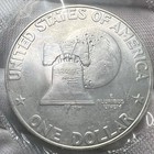 1976-s 40  Silver Bicentennial Eisenhower Dollar Uncirculated In Mint Cello 