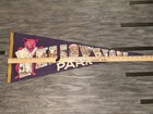 Vintage Yellowstone National Park Felt Pennant Banner Wolf Souvenir 30 Inch