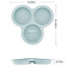 Silicone Muffin Pans For Baking silicone Cupcake Pan Baking Molds Large  Gray