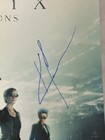 Keanu Reeves  matrix  Hand Signed  Double Sided Fullsize  Poster   Beckett Coa